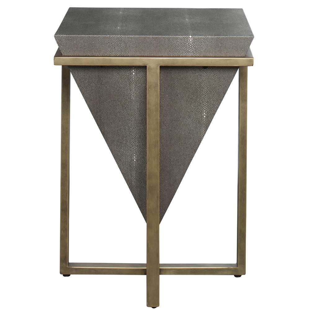 Uttermost - Bertrand Shagreen Accent Table - 25123 veiw 1