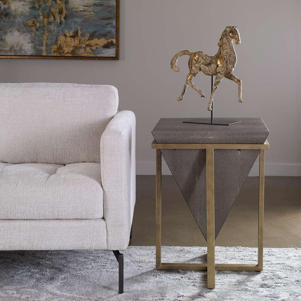 Uttermost - Bertrand Shagreen Accent Table - 25123 veiw 4