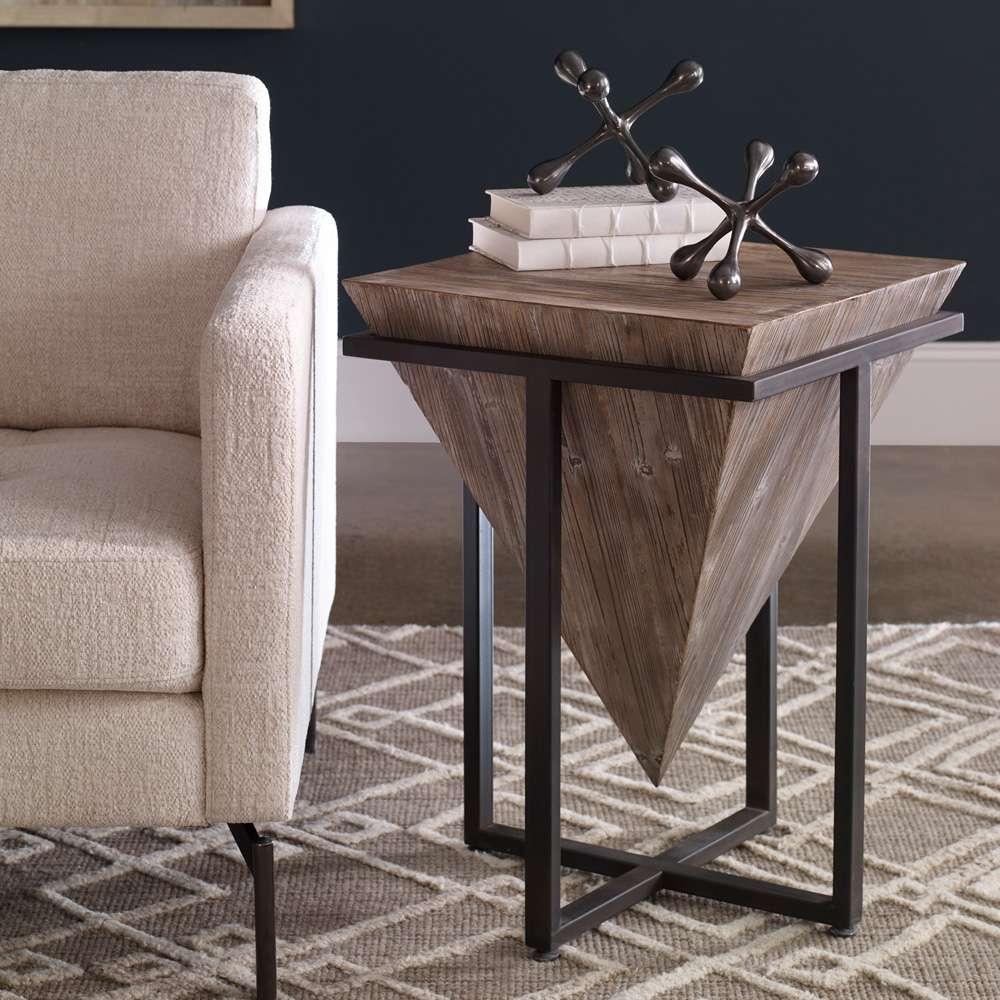Uttermost - Bertrand Wood Accent Table - 24864 veiw 3