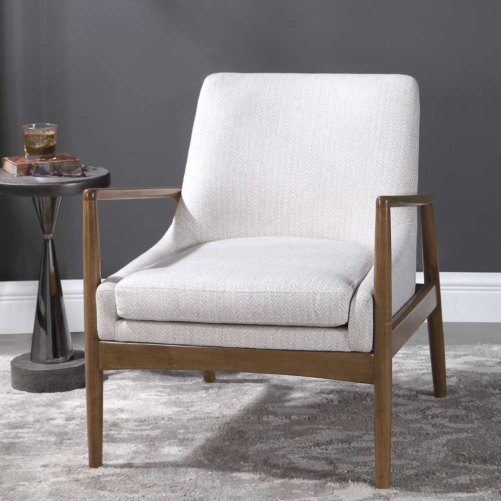 Uttermost - Bev White Accent Chair - 23519 veiw 3