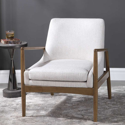 Uttermost - Bev White Accent Chair - 23519 veiw 3
