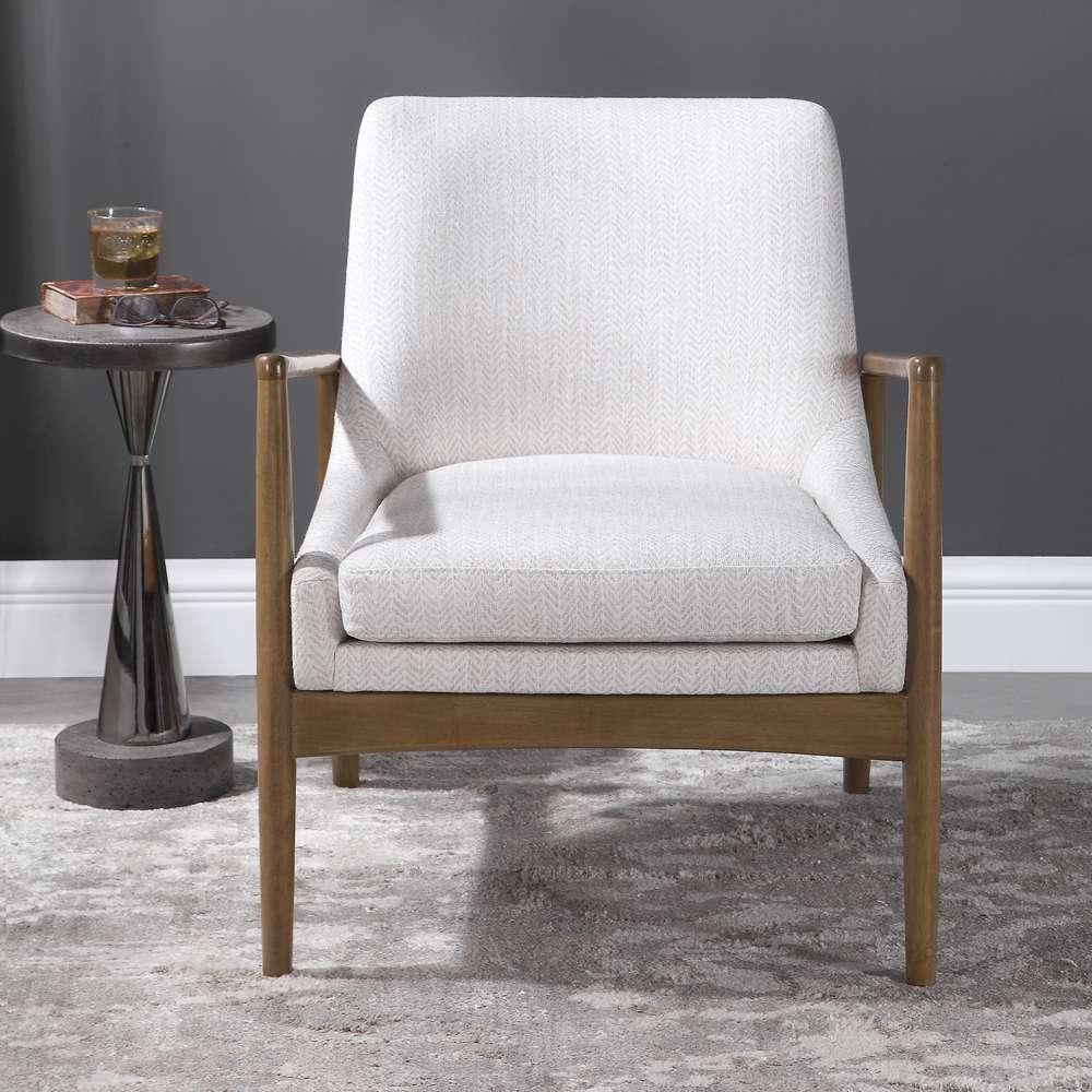 Uttermost - Bev White Accent Chair - 23519 veiw 4