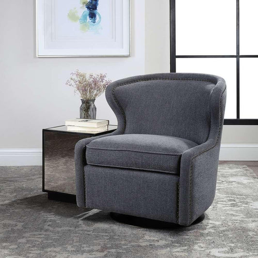 Uttermost - Biscay Swivel Chair - 23560 veiw 2