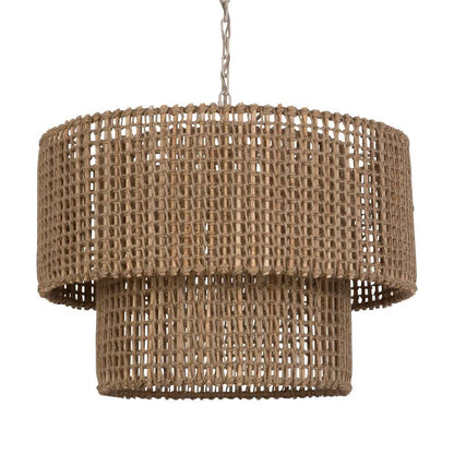 Uttermost - Biswas Woven Jute 1 Light Pendant - 21595 veiw 2