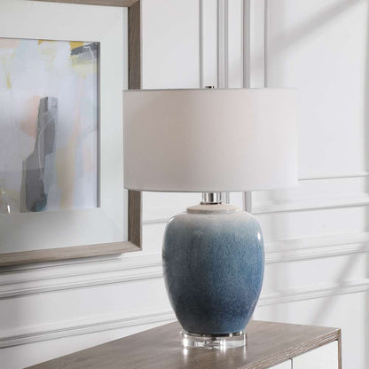 Uttermost - Blue Waters Ceramic Table Lamp - 28435-1 veiw 4