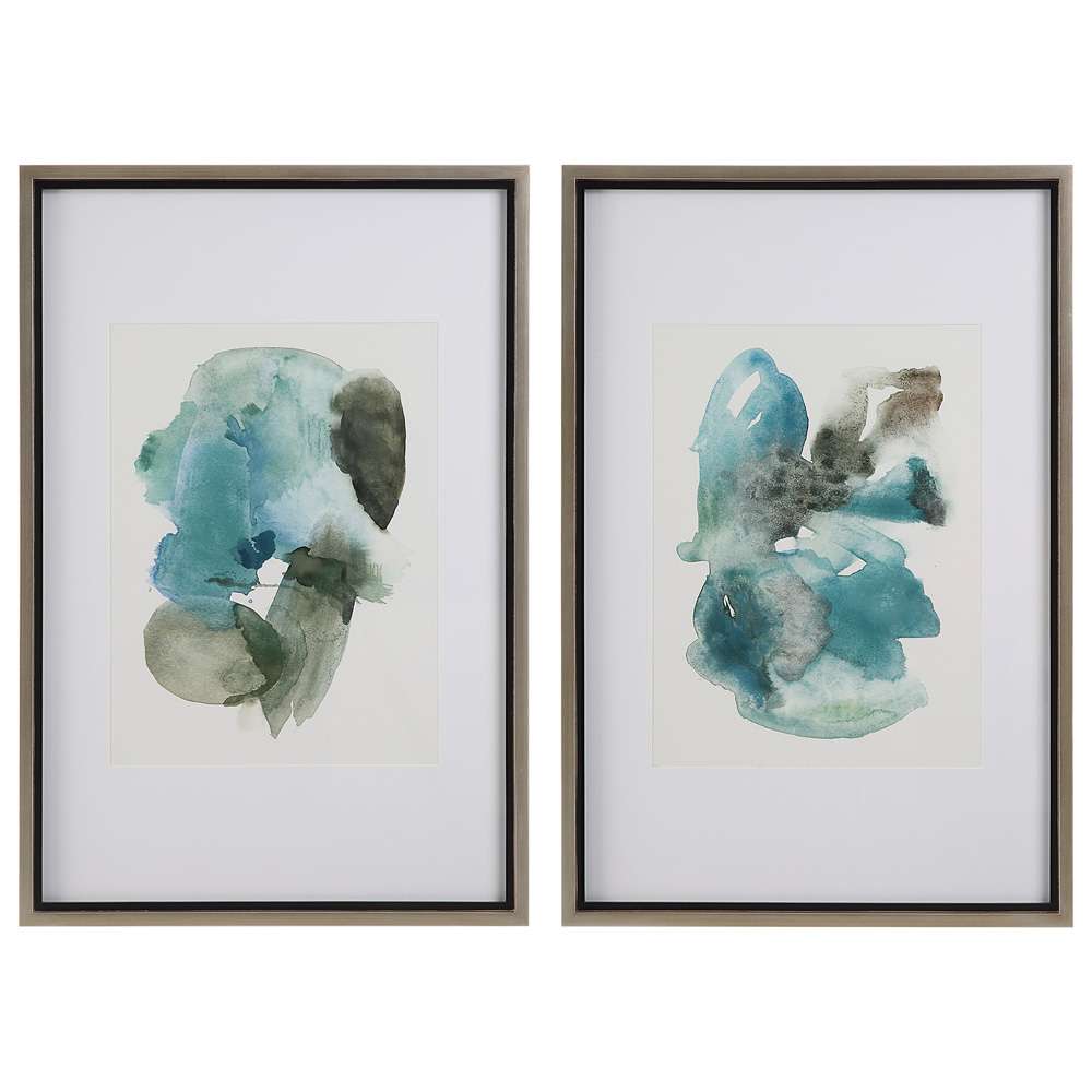 Uttermost - Blueprints Watercolor Prints (Set of 2) - 32291 veiw 1