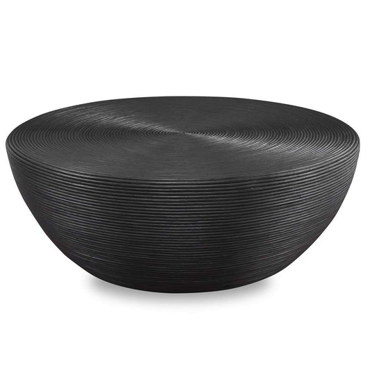 Uttermost - Bongo Black Rattan Coffee Table - 22919 veiw 1