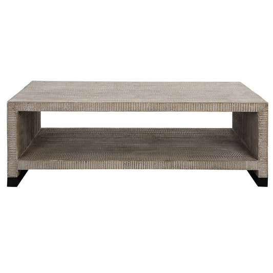 Uttermost - Bosk White Washed Coffee Table - 25285 veiw 1