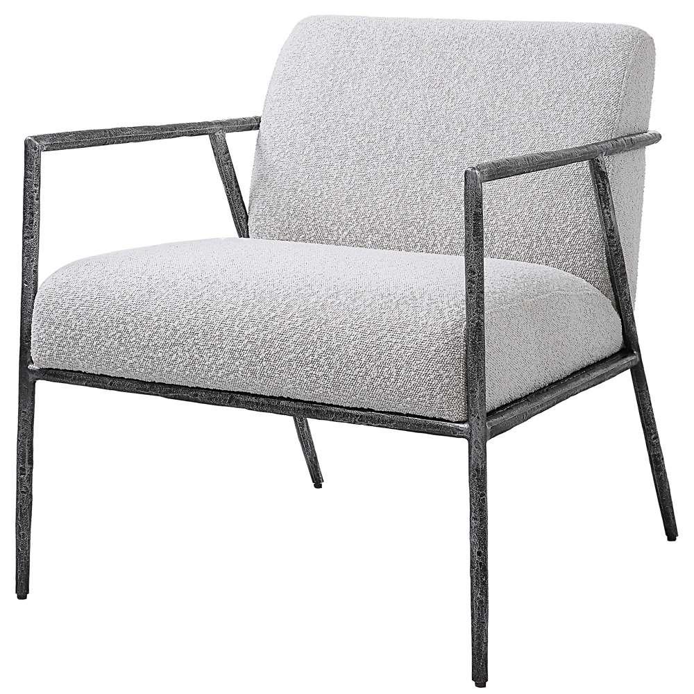 Uttermost - Brisbane Light Gray Accent Chair - 23660 veiw 2