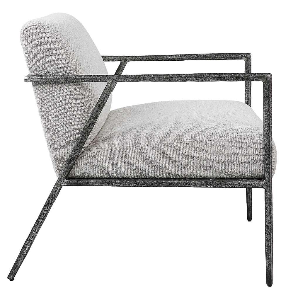 Uttermost - Brisbane Light Gray Accent Chair - 23660 veiw 3