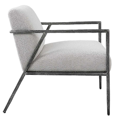 Uttermost - Brisbane Light Gray Accent Chair - 23660 veiw 3