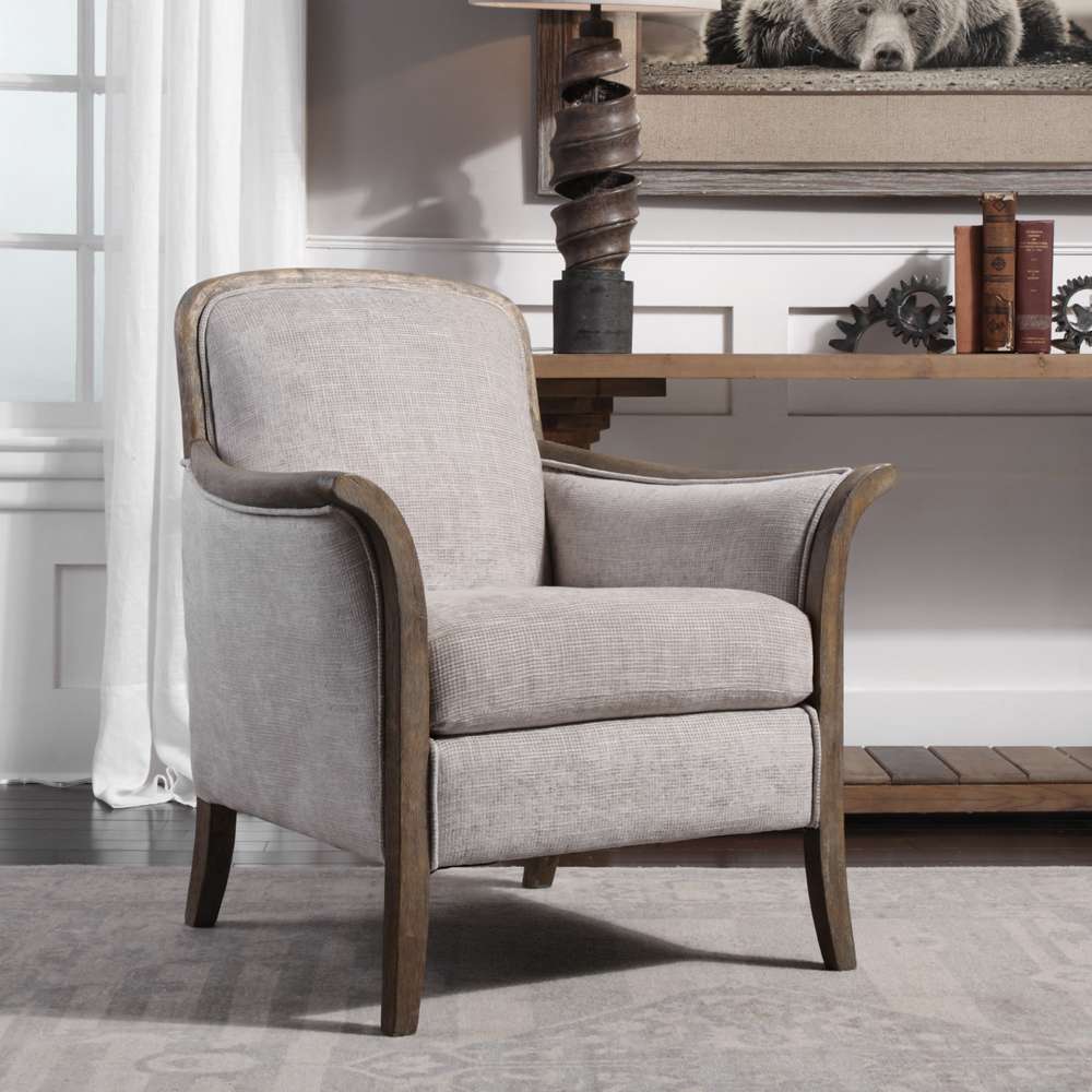 Uttermost - Brittoney Taupe Armchair - 23369 veiw 4