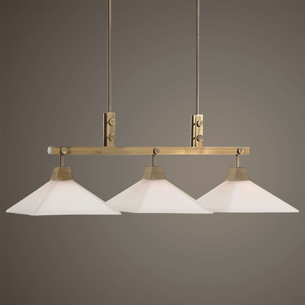 Uttermost - Brookdale Industrial 3 Light Linear Chandelier - 21346 veiw 4