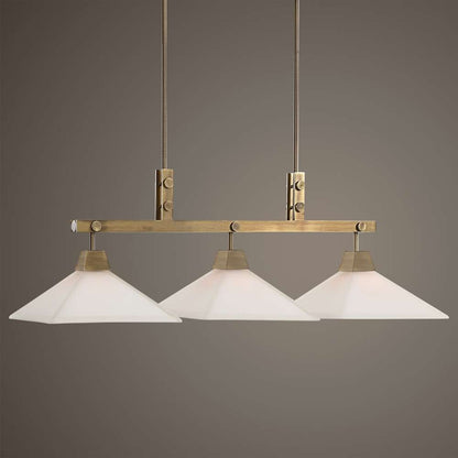 Uttermost - Brookdale Industrial 3 Light Linear Chandelier - 21346 veiw 4