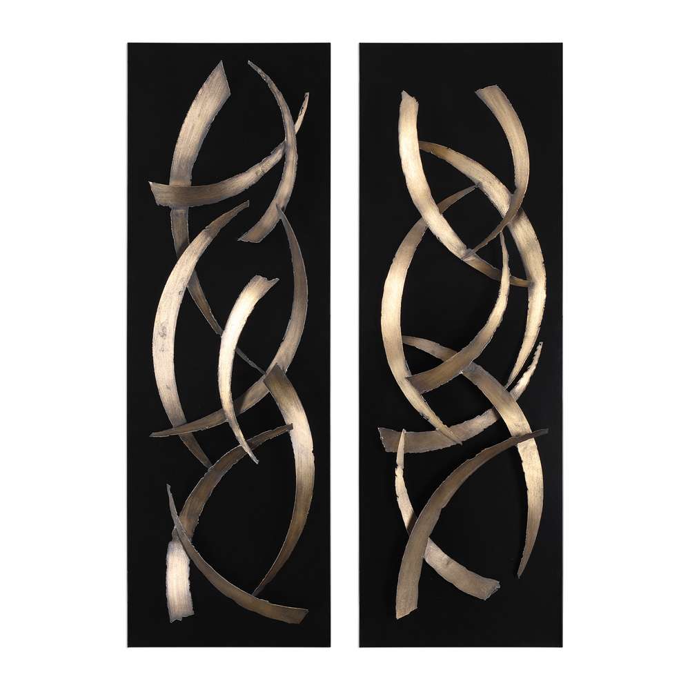 Uttermost - Brushstrokes Metal Wall Art (Set of 2) - 04139 veiw 1