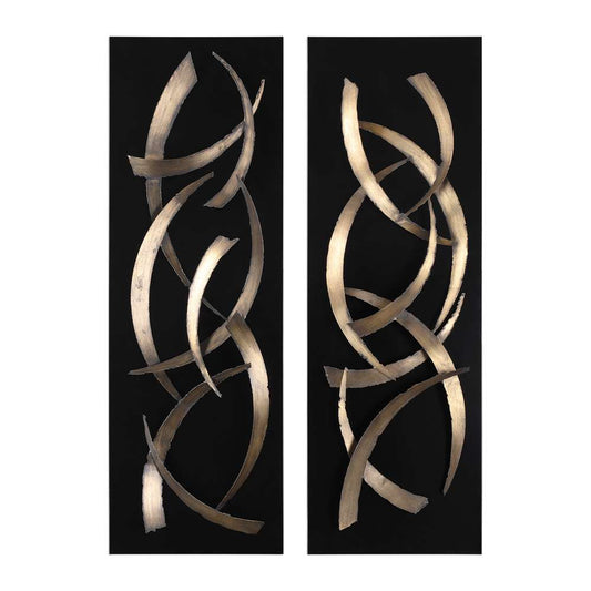 Uttermost - Brushstrokes Metal Wall Art (Set of 2) - 04139 veiw 1