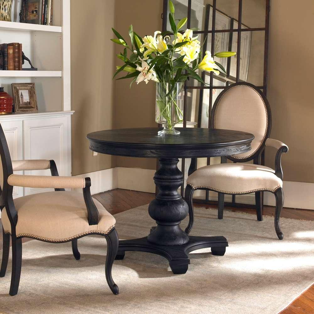 Uttermost - Brynmore Wood Grain Round Table - 24310 veiw 2