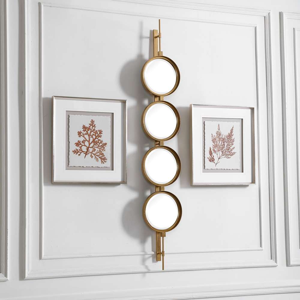 Uttermost - Button Gold Mirror - 09666 veiw 2