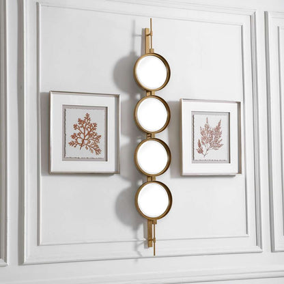 Uttermost - Button Gold Mirror - 09666 veiw 2