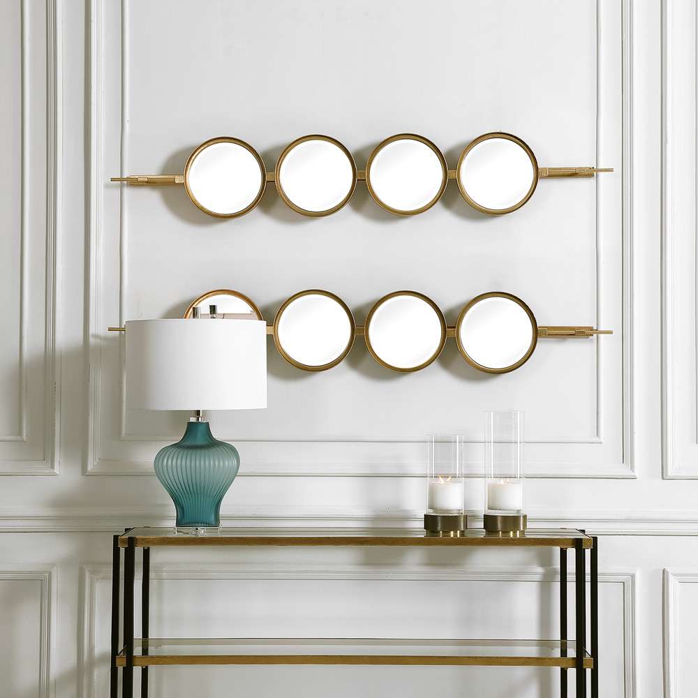 Uttermost - Button Gold Mirror - 09666 veiw 3