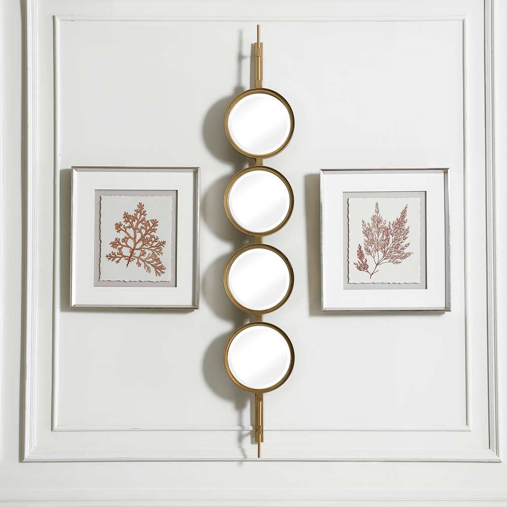 Uttermost - Button Gold Mirror - 09666 veiw 4