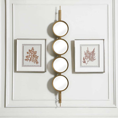 Uttermost - Button Gold Mirror - 09666 veiw 4