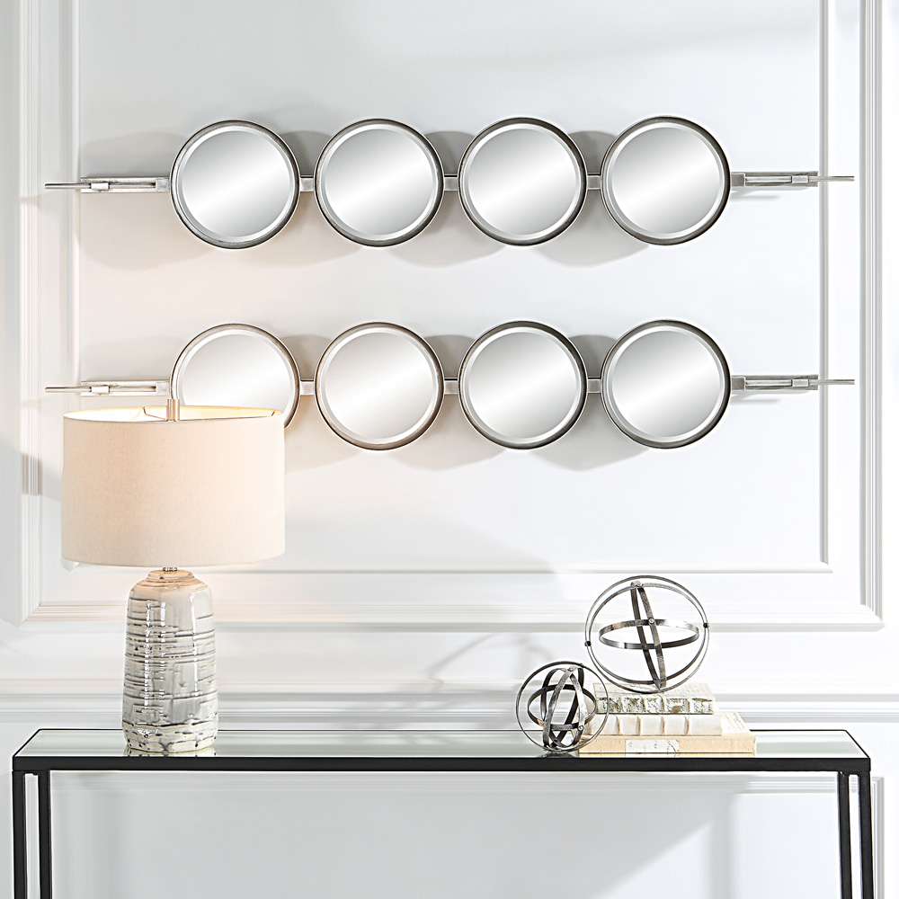 Uttermost - Button Silver Mirror - 09842 veiw 3