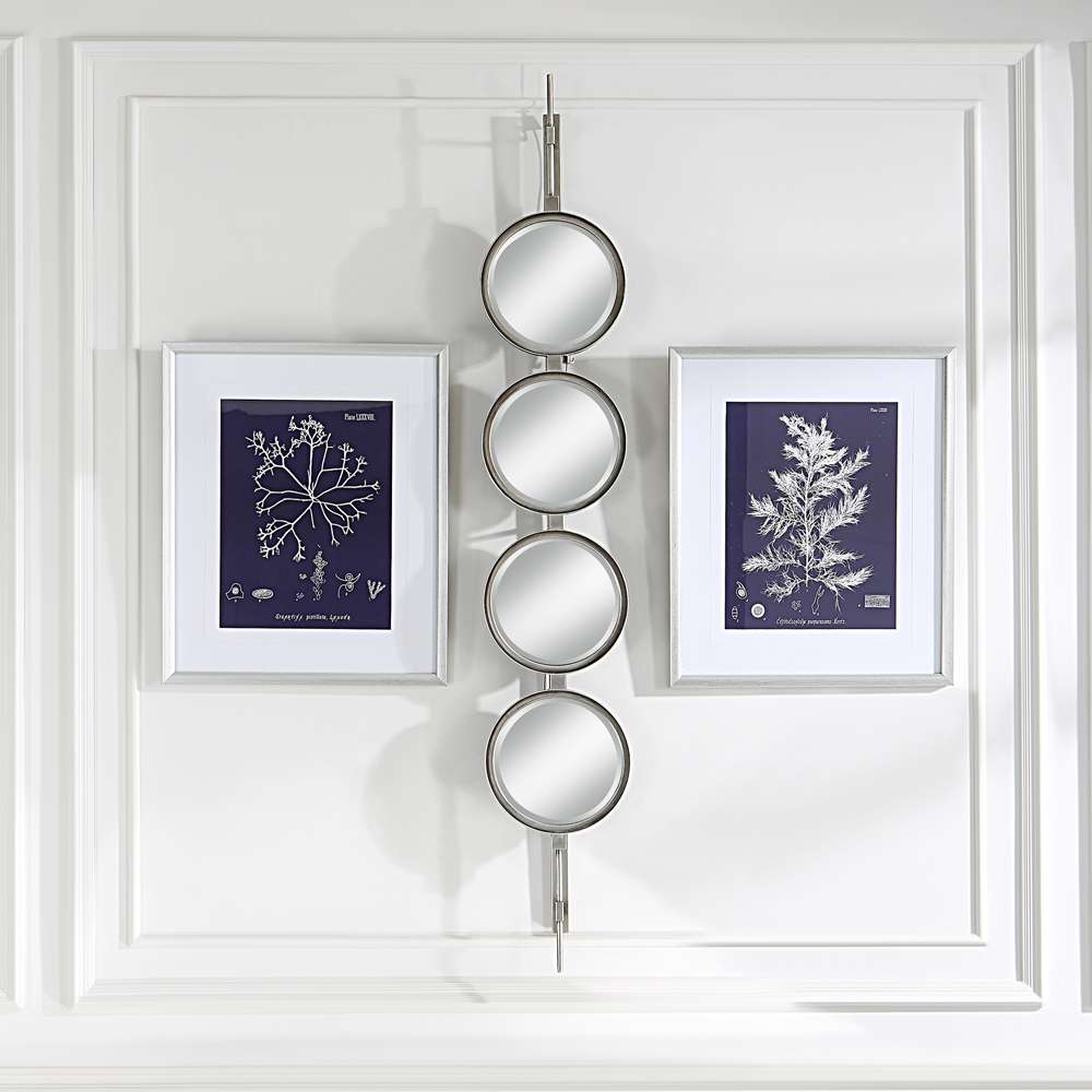 Uttermost - Button Silver Mirror - 09842 veiw 4
