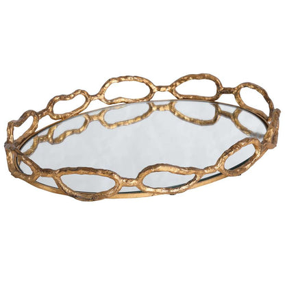 Uttermost - Cable Chain Mirrored Tray - 17837 veiw 1