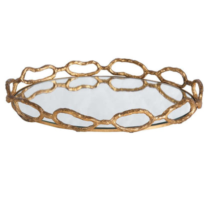 Uttermost - Cable Chain Mirrored Tray - 17837 veiw 3