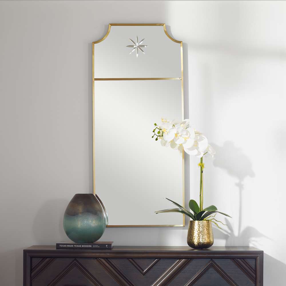Uttermost - Caddington Tall Brass Mirror - 09748 veiw 4