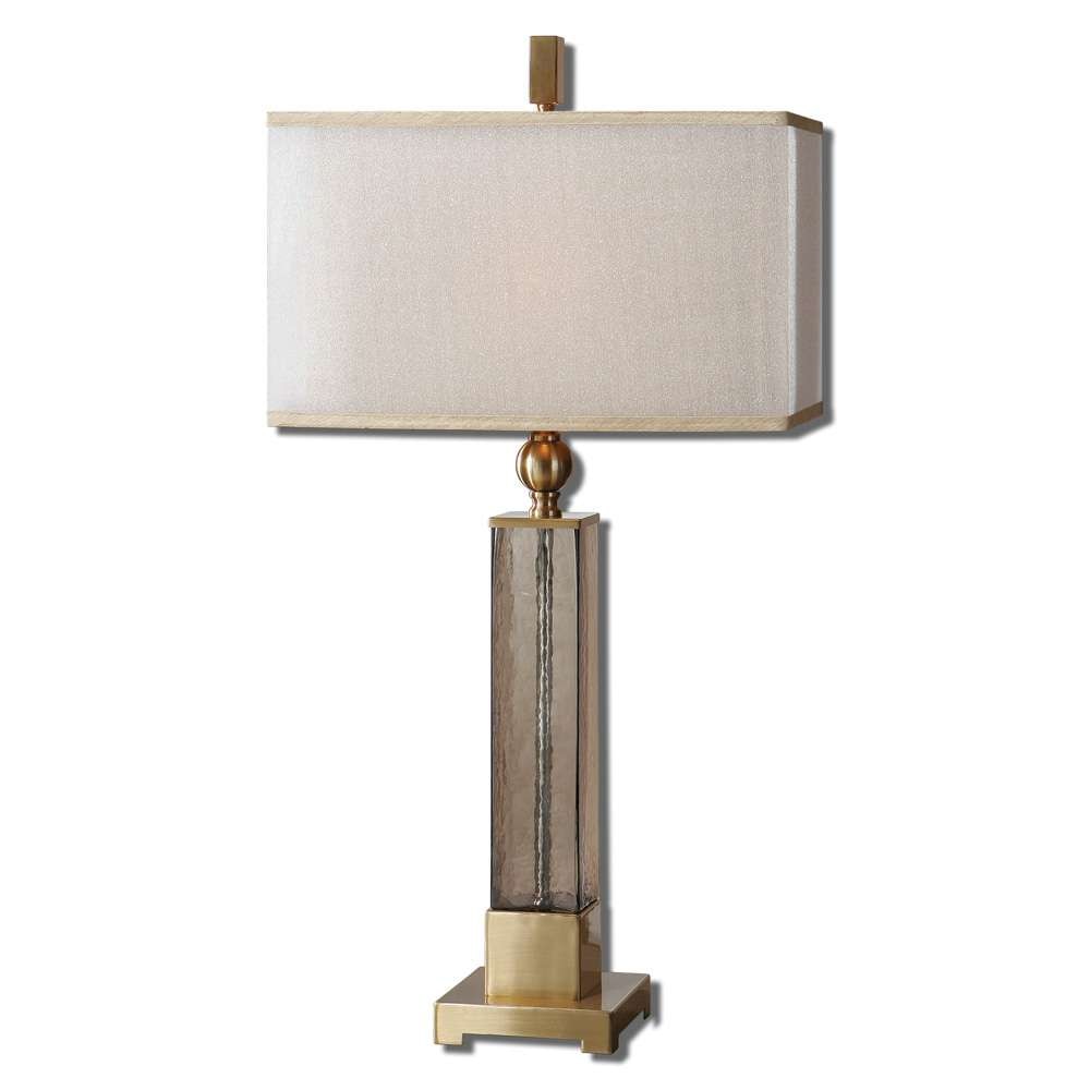 Uttermost - Caecilia Amber Glass Table Lamp - 26583-1 veiw 1