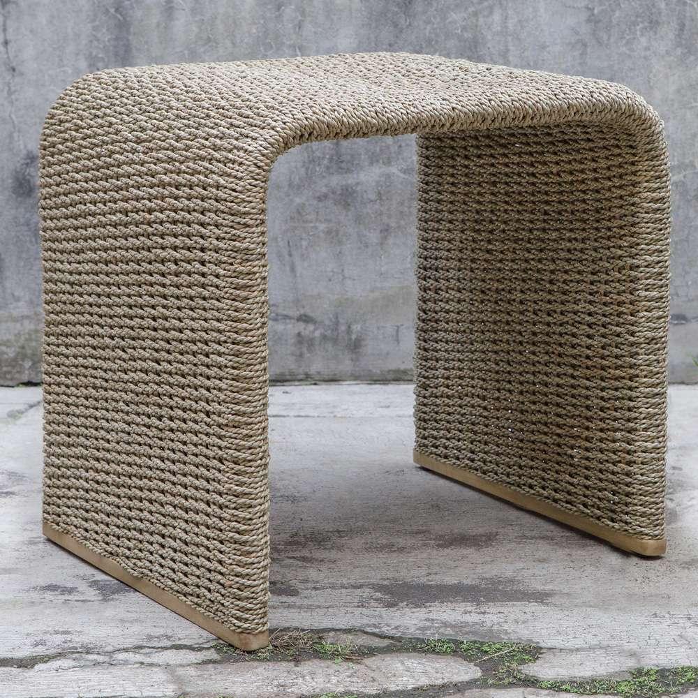 Uttermost - Calabria Woven Seagrass End Table - 22878 veiw 2