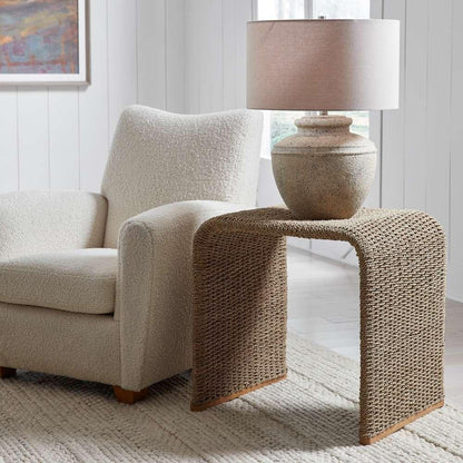 Uttermost - Calabria Woven Seagrass End Table - 22878 veiw 4