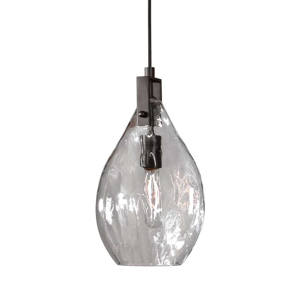 Uttermost - Campester 1 Light Watered Glass Mini Pendant - 22049 veiw 1