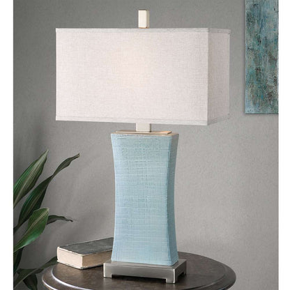 Uttermost - Cantarana Blue Gray Table Lamp - 26673-1 veiw 2