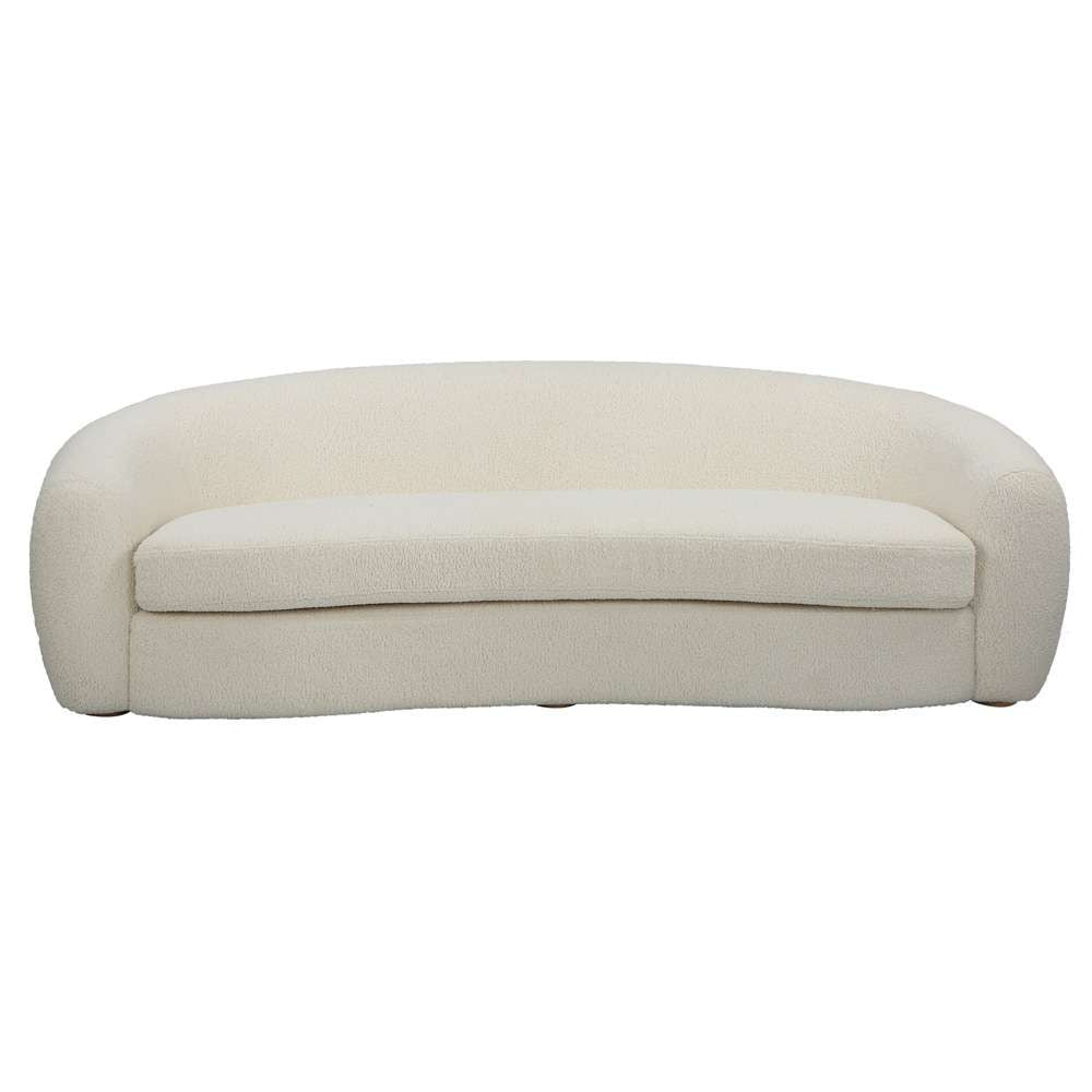 Uttermost - Capra Art Deco White Sofa - 23746 veiw 1