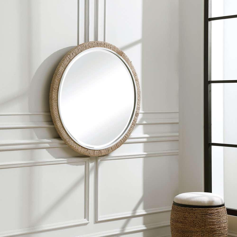 Uttermost - Carbet Round Rope Mirror - 09668 veiw 3