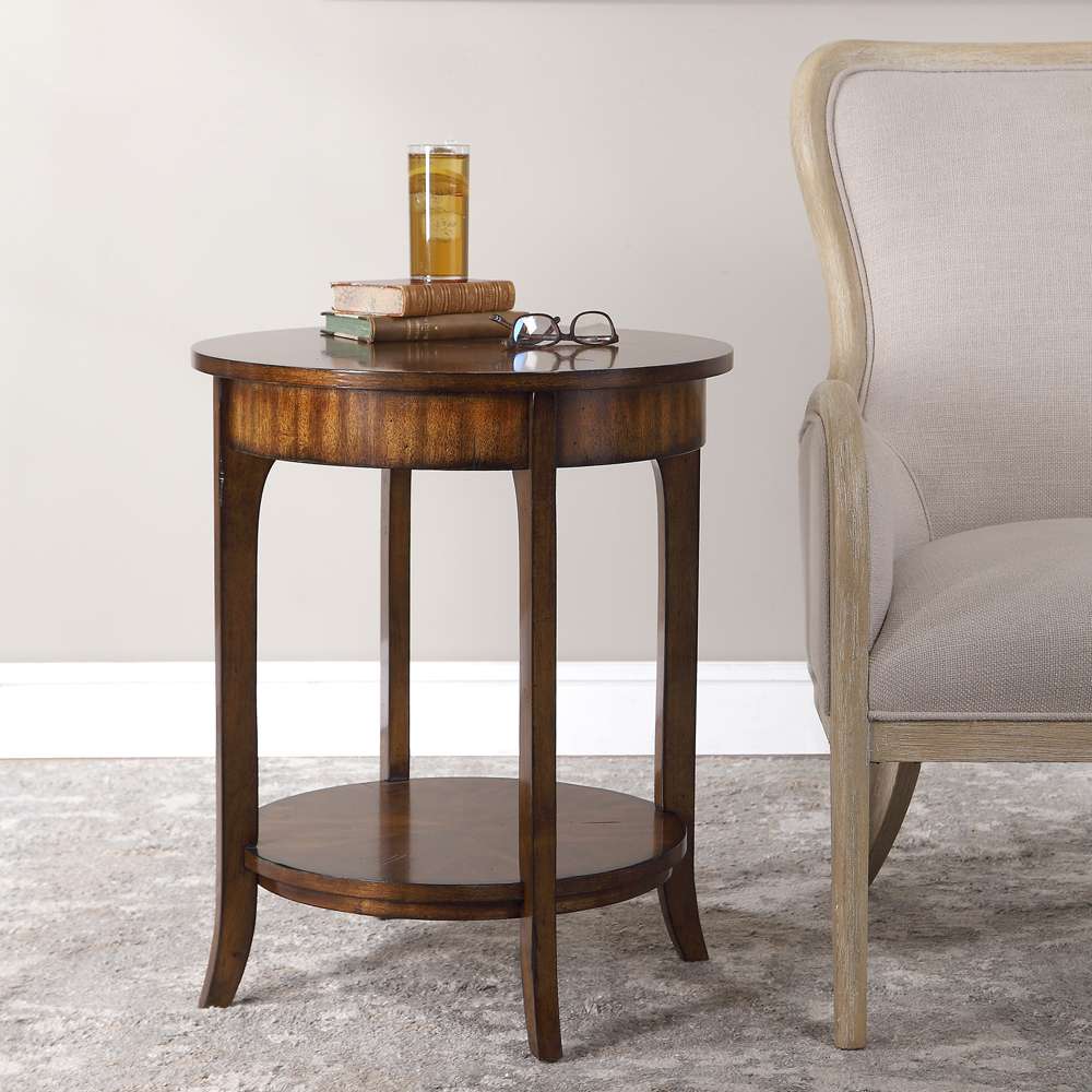 Uttermost - Carmel Round Lamp Table - 24228 veiw 4