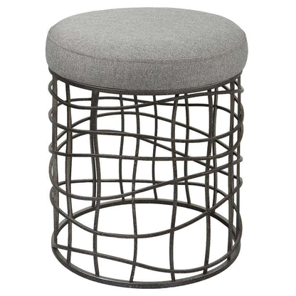 Uttermost - Carnival Iron Round Accent Stool - 23748 veiw 1