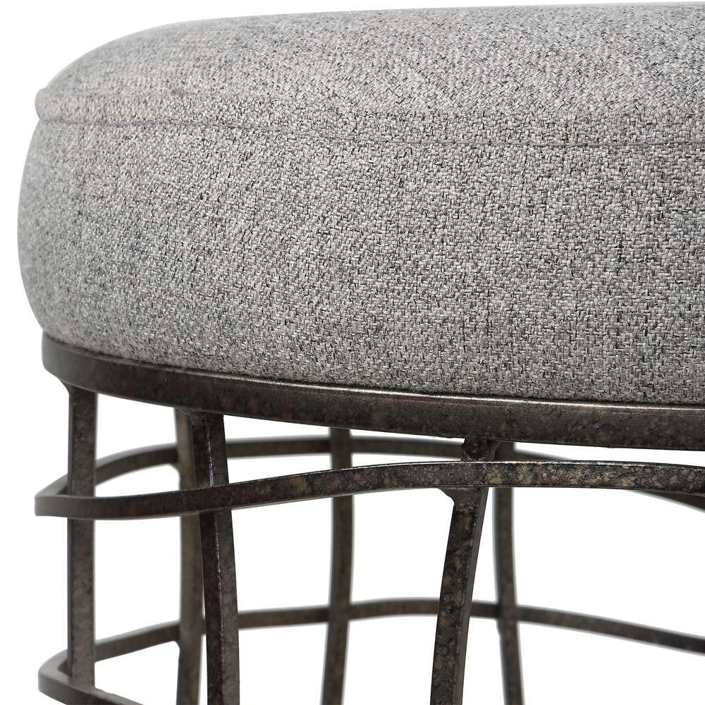 Uttermost - Carnival Iron Round Accent Stool - 23748 veiw 2