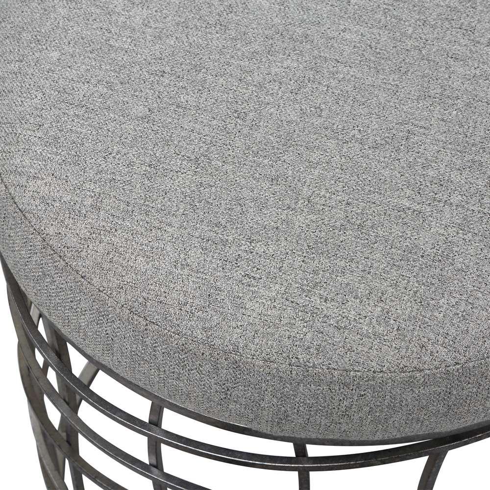 Uttermost - Carnival Iron Round Accent Stool - 23748 veiw 3