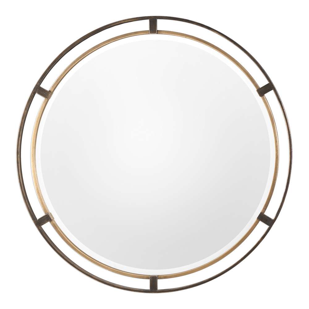 Uttermost - Carrizo Bronze Round Mirror - 09332 veiw 1
