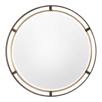 Uttermost - Carrizo Bronze Round Mirror - 09332 veiw 1