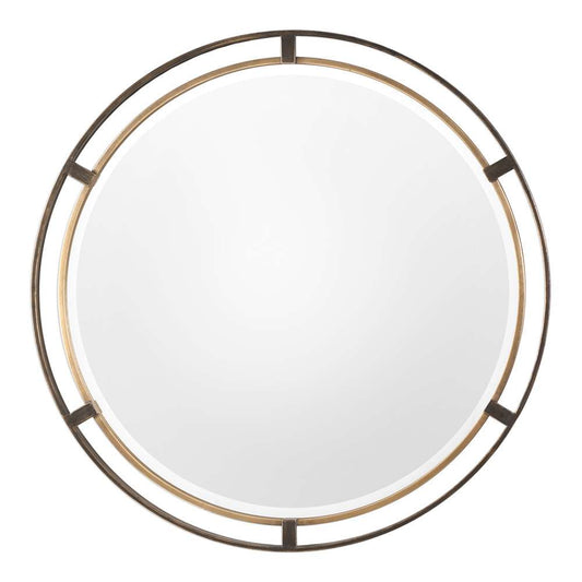 Uttermost - Carrizo Bronze Round Mirror - 09332 veiw 1