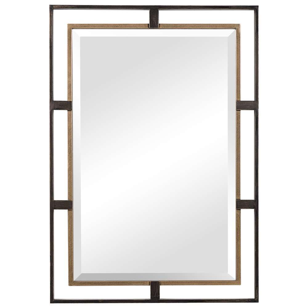 Uttermost - Carrizo Gold & Bronze Rectangle Mirror - 09711 veiw 1
