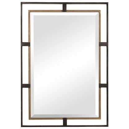 Uttermost - Carrizo Gold & Bronze Rectangle Mirror - 09711 veiw 1