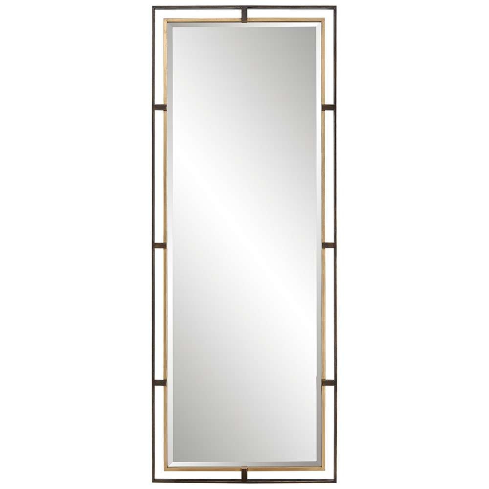Uttermost - Carrizo Tall Bronze & Gold Mirror - 09776 veiw 1