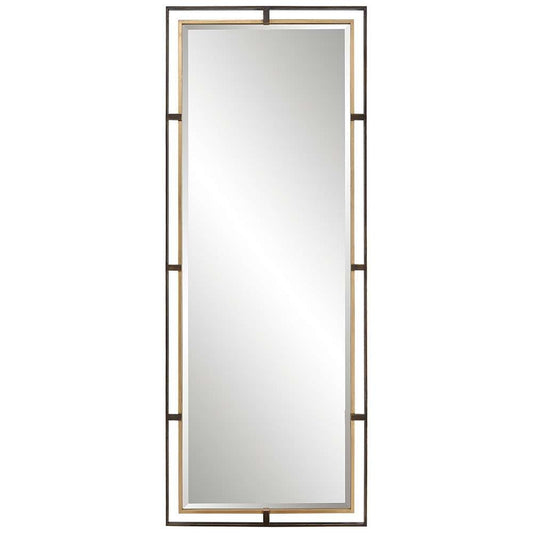 Uttermost - Carrizo Tall Bronze & Gold Mirror - 09776 veiw 1