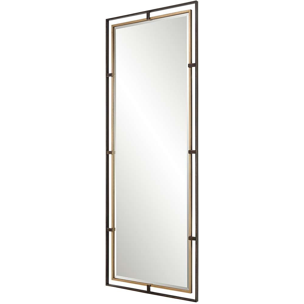 Uttermost - Carrizo Tall Bronze & Gold Mirror - 09776 veiw 2